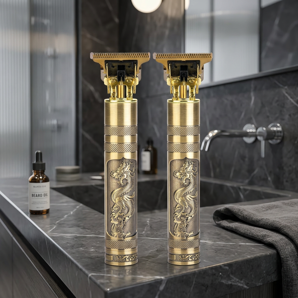 Máquina Cortapelo Vintage T9 - Baño masculino moderno